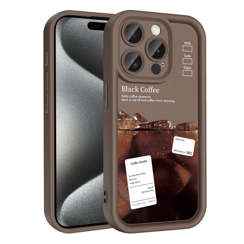 Bal-z Apple iPhone 15 Pro Max Kılıf Kamera Korumalı Baskılı Arka Yüzey  Klas Kapak