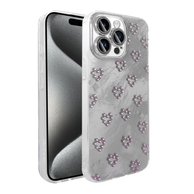 Bal-z Apple iPhone 15 Pro Max Kılıf Kamera Korumalı Figürlü Zore Ponti Silikon Kapak