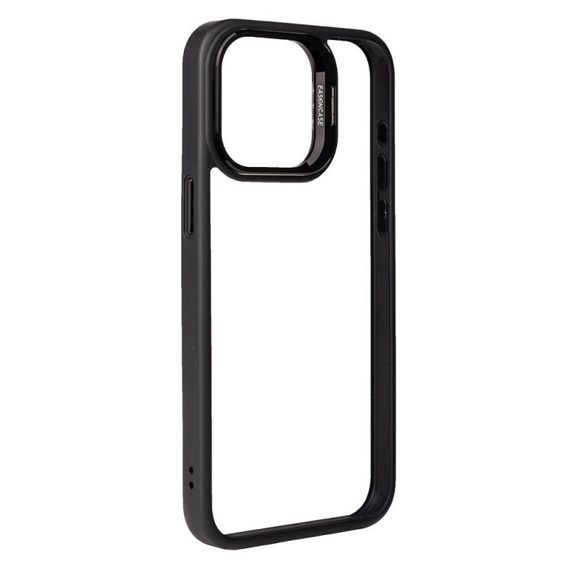 Bal-z Apple iPhone 15 Pro Max Kılıf Kamera Lens Korumalı Standlı  Klon Lensli Kapak