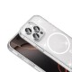 Apple iPhone 15 Pro Max Kılıf M-safe Şarj Özellikli Parlayan Simli Saydam Renkli Zore Maris Kapak Apple iPhone 15 Pro Max Kılıf M-safe Şarj Özellikli Parlayan Simli Saydam Renkli Zore Maris Kapak