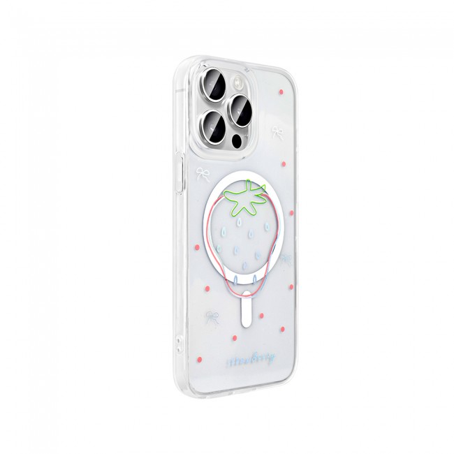 Apple iPhone 15 Pro Max Kılıf M-Safe Şarj Özellikli Şeffaf Zore Folk Sert Kapak Apple iPhone 15 Pro Max Kılıf M-Safe Şarj Özellikli Şeffaf Zore Folk Sert Kapak