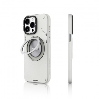 Apple iPhone 15 Pro Max Kılıf M-safe Şarj Özellikli 360° Standlı Basit Mat Deri Desenli Youngkit Tech Leather Serisi Kapak Apple iPhone 15 Pro Max Kılıf M-safe Şarj Özellikli 360° Standlı Basit Mat Deri Desenli Youngkit Tech Leather Serisi Kapak