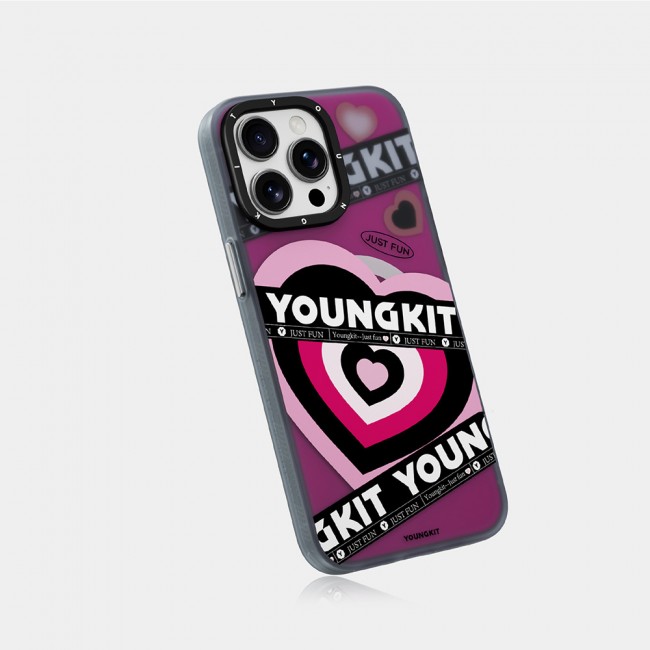 Apple iPhone 15 Pro Max Kılıf Magsafe Şarj Özellikli Airbagli Çift Katmanlı Youngkit Flipped Serisi Kapak Apple iPhone 15 Pro Max Kılıf Magsafe Şarj Özellikli Airbagli Çift Katmanlı Youngkit Flipped Serisi Kapak