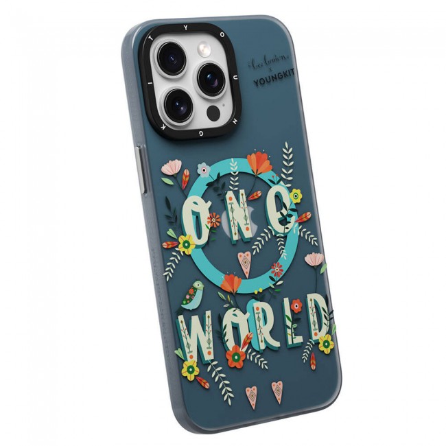 Apple iPhone 15 Pro Max Kılıf Magsafe Şarj Özellikli Bee Brown Tasarımlı Youngkit Colorful Life Serisi Kapak Apple iPhone 15 Pro Max Kılıf Magsafe Şarj Özellikli Bee Brown Tasarımlı Youngkit Colorful Life Serisi Kapak