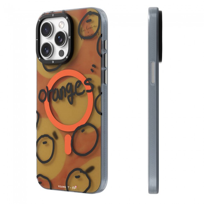 Apple iPhone 15 Pro Max Kılıf Magsafe Şarj Özellikli Bee Brown Tasarımlı Youngkit Funny Serisi Kapak Apple iPhone 15 Pro Max Kılıf Magsafe Şarj Özellikli Bee Brown Tasarımlı Youngkit Funny Serisi Kapak
