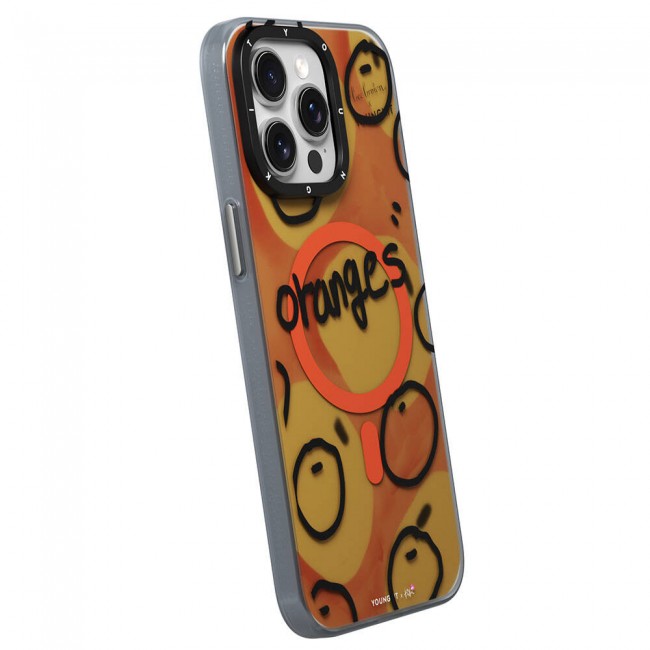 Apple iPhone 15 Pro Max Kılıf Magsafe Şarj Özellikli Bee Brown Tasarımlı Youngkit Funny Serisi Kapak Apple iPhone 15 Pro Max Kılıf Magsafe Şarj Özellikli Bee Brown Tasarımlı Youngkit Funny Serisi Kapak
