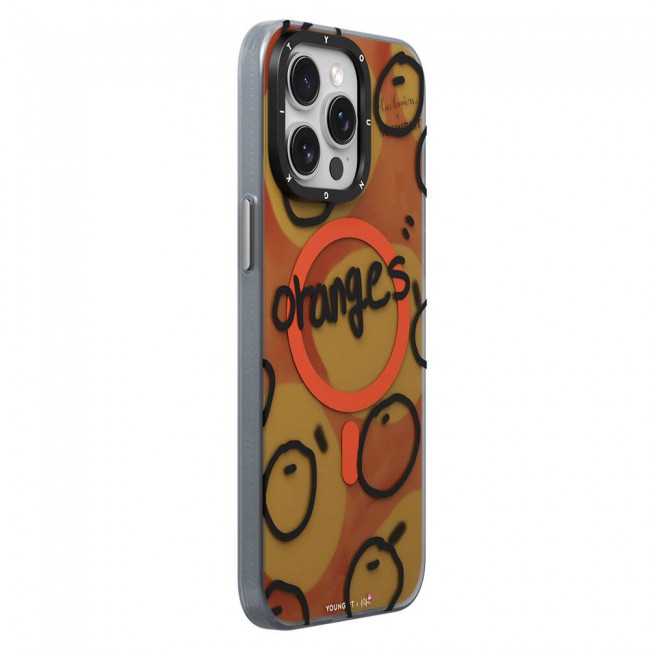 Apple iPhone 15 Pro Max Kılıf Magsafe Şarj Özellikli Bee Brown Tasarımlı Youngkit Funny Serisi Kapak Apple iPhone 15 Pro Max Kılıf Magsafe Şarj Özellikli Bee Brown Tasarımlı Youngkit Funny Serisi Kapak