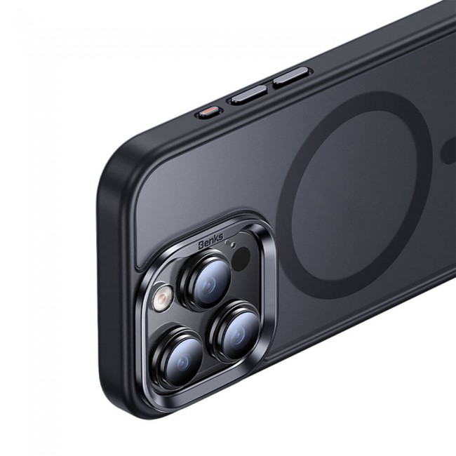 Apple iPhone 15 Pro Max Kılıf Magsafe Şarj Özellikli Benks Mist Protective Kapak Apple iPhone 15 Pro Max Kılıf Magsafe Şarj Özellikli Benks Mist Protective Kapak
