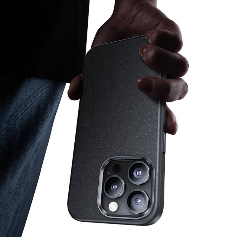 Bal-z Apple iPhone 15 Pro Max Kılıf M-safe Şarj Özellikli Benks Vintage Leather Kapak