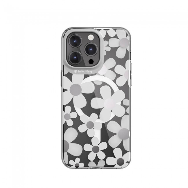 Apple iPhone 15 Pro Max Kılıf Magsafe Şarj Özellikli Çift IMD Baskılı Lisanslı Switcheasy Artist-M Fleur Kapak Apple iPhone 15 Pro Max Kılıf Magsafe Şarj Özellikli Çift IMD Baskılı Lisanslı Switcheasy Artist-M Fleur Kapak