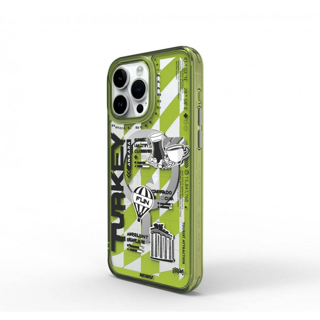 Apple iPhone 15 Pro Max Kılıf Magsafe Şarj Özellikli Desenli Wiwu Turkey A Serisi Kapak Apple iPhone 15 Pro Max Kılıf Magsafe Şarj Özellikli Desenli Wiwu Turkey A Serisi Kapak