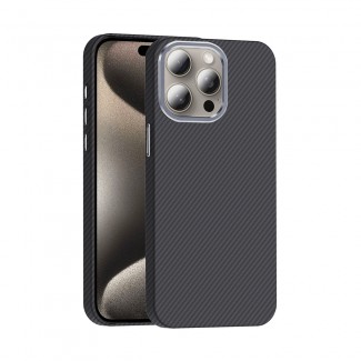 Apple iPhone 15 Pro Max Kılıf M-safe Şarj Özellikli Karbon Fiber Görünümlü Zore Gros Kapak Apple iPhone 15 Pro Max Kılıf M-safe Şarj Özellikli Karbon Fiber Görünümlü Zore Gros Kapak