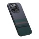 Apple iPhone 15 Pro Max Kılıf Magsafe Şarj Özellikli Karbon Fiber Tasarımlı Benks Aurora ArmorPro Kevlar Kapak Apple iPhone 15 Pro Max Kılıf Magsafe Şarj Özellikli Karbon Fiber Tasarımlı Benks Aurora ArmorPro Kevlar Kapak