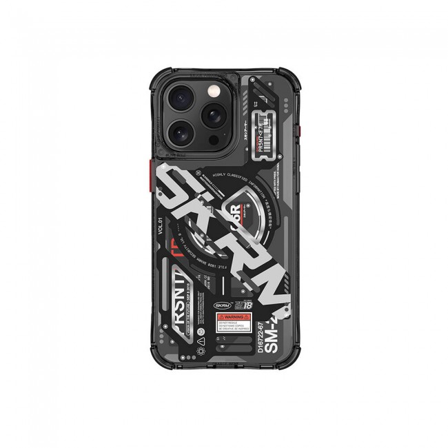 Apple iPhone 15 Pro Max Kılıf Magsafe Şarj Özellikli Katmanlı Makine Temalı SkinArma Ekho Kapak Apple iPhone 15 Pro Max Kılıf Magsafe Şarj Özellikli Katmanlı Makine Temalı SkinArma Ekho Kapak