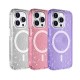 Apple iPhone 15 Pro Max Kılıf Magsafe Şarj Özellikli Parlayan Simli Saydam Renkli Zore Allstar Kapak Apple iPhone 15 Pro Max Kılıf Magsafe Şarj Özellikli Parlayan Simli Saydam Renkli Zore Allstar Kapak