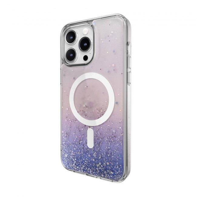 Apple iPhone 15 Pro Max Kılıf Magsafe Şarj Özellikli Parlayan Simli Şeffaf Lisanslı Switcheasy Starfield-M Kapak Apple iPhone 15 Pro Max Kılıf Magsafe Şarj Özellikli Parlayan Simli Şeffaf Lisanslı Switcheasy Starfield-M Kapak