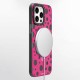Apple iPhone 15 Pro Max Kılıf Magsafe Şarj Özellikli Polka Dot Desenli Youngkit Spots Serisi Kapak Apple iPhone 15 Pro Max Kılıf Magsafe Şarj Özellikli Polka Dot Desenli Youngkit Spots Serisi Kapak