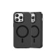 Apple iPhone 15 Pro Max Kılıf Magsafe Şarj Özellikli Saydam Arka Yüzey Recci Crystal Color Serisi Kapak