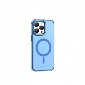 Apple iPhone 15 Pro Max Kılıf Magsafe Şarj Özellikli Saydam Arka Yüzey Recci Crystal Color Serisi Kapak Apple iPhone 15 Pro Max Kılıf Magsafe Şarj Özellikli Saydam Arka Yüzey Recci Crystal Color Serisi Kapak