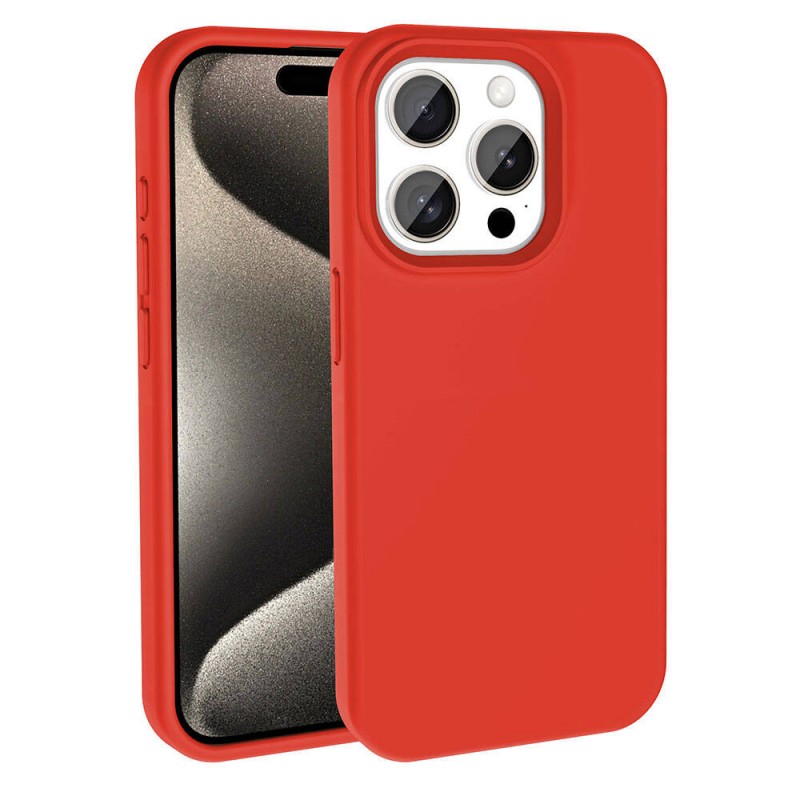 Bal-z Apple iPhone 15 Pro Max Kılıf M-safe Şarj Özellikli Sıvı Teknolojili Silinebilir Sert  Kivi Kapak