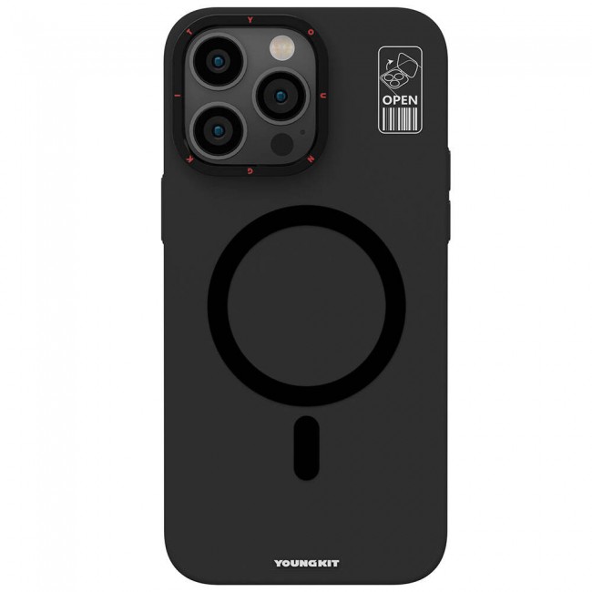 Apple iPhone 15 Pro Max Kılıf Magsafe Şarj Özellikli Standlı YoungKit Hermit Bracket Serisi Kapak Apple iPhone 15 Pro Max Kılıf Magsafe Şarj Özellikli Standlı YoungKit Hermit Bracket Serisi Kapak