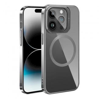 Apple iPhone 15 Pro Max Kılıf M-safe Şarj Özellikli Standlı Zore Klon Kapak Apple iPhone 15 Pro Max Kılıf M-safe Şarj Özellikli Standlı Zore Klon Kapak