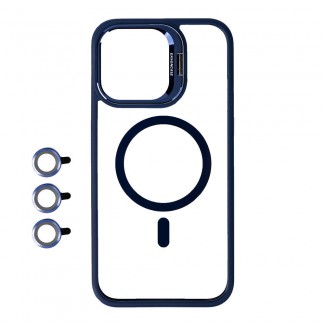Apple iPhone 15 Pro Max Kılıf M-safe Şarj Özellikli Standlı Zore M-safe Klon Lensli Kapak Apple iPhone 15 Pro Max Kılıf M-safe Şarj Özellikli Standlı Zore M-safe Klon Lensli Kapak