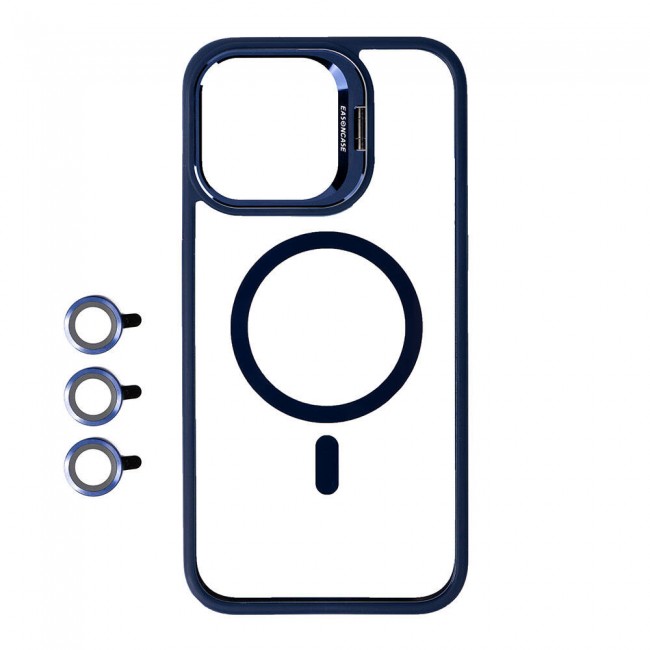 Apple iPhone 15 Pro Max Kılıf Magsafe Şarj Özellikli Standlı Zore Magsafe Klon Lensli Kapak Apple iPhone 15 Pro Max Kılıf Magsafe Şarj Özellikli Standlı Zore Magsafe Klon Lensli Kapak