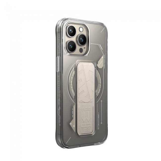 Apple iPhone 15 Pro Max Kılıf Magsafe Şarj Özellikli Teknoloji Desenli Standlı Skinarma Helio Kapak Apple iPhone 15 Pro Max Kılıf Magsafe Şarj Özellikli Teknoloji Desenli Standlı Skinarma Helio Kapak
