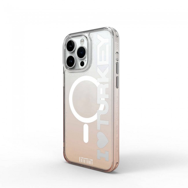 Apple iPhone 15 Pro Max Kılıf Magsafe Şarj Özellikli Transparan Renk Geçişli Wiwu Turkey C Serisi Kapak Apple iPhone 15 Pro Max Kılıf Magsafe Şarj Özellikli Transparan Renk Geçişli Wiwu Turkey C Serisi Kapak