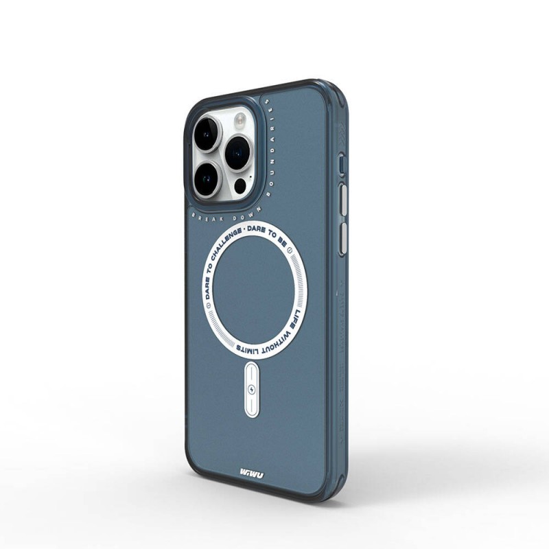 Bal-z Apple iPhone 15 Pro Max Kılıf M-safe Şarj Özellikli Wiwu Basic Color J Serisi Kapak