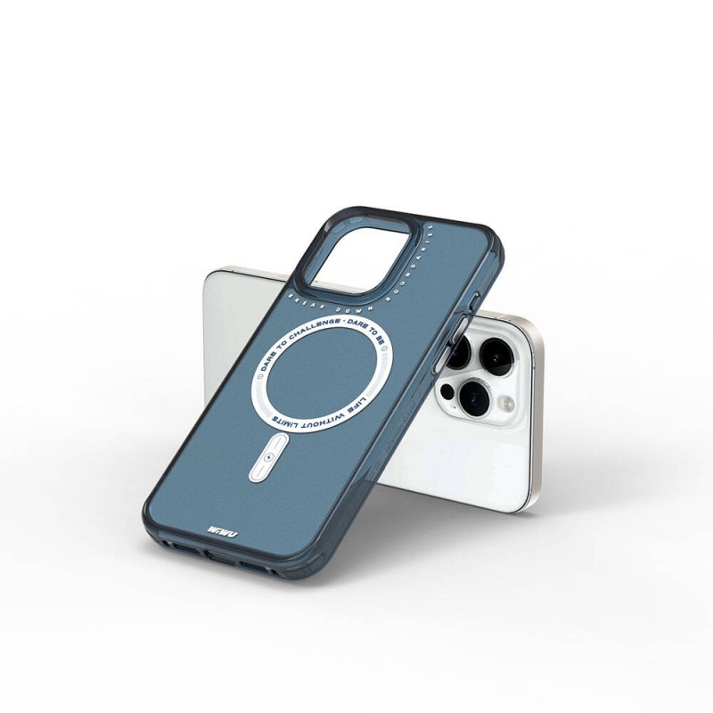 Bal-z Apple iPhone 15 Pro Max Kılıf M-safe Şarj Özellikli Wiwu Basic Color J Serisi Kapak