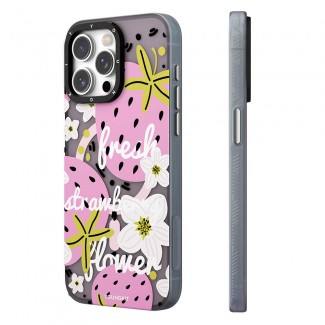 Apple iPhone 15 Pro Max Kılıf M-safe Şarj Özellikli Yaz Meyvesi Desenli Youngkit Fruity Flavour Serisi Kapak Apple iPhone 15 Pro Max Kılıf M-safe Şarj Özellikli Yaz Meyvesi Desenli Youngkit Fruity Flavour Serisi Kapak