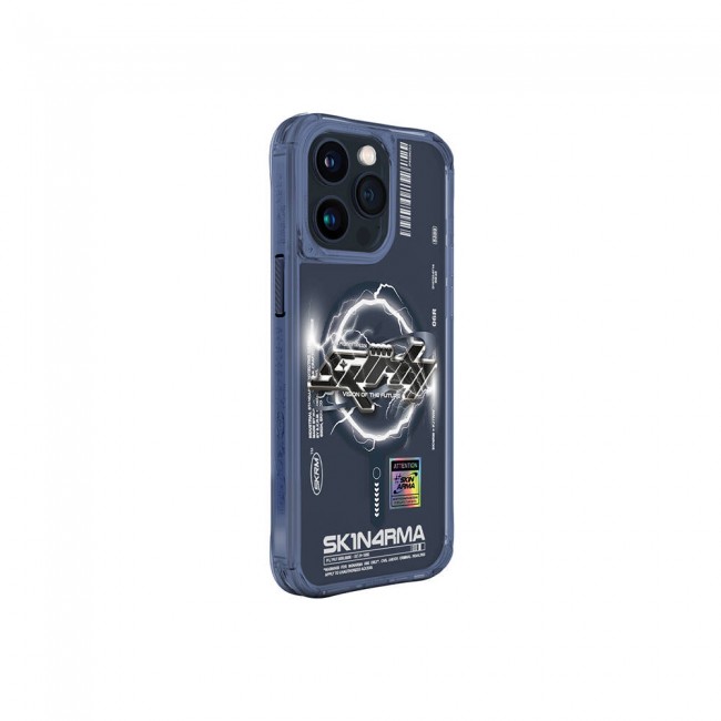 Apple iPhone 15 Pro Max Kılıf Magsafe Şarj Özellikli Yazı Desenli SkinArma Bolt Kapak Apple iPhone 15 Pro Max Kılıf Magsafe Şarj Özellikli Yazı Desenli SkinArma Bolt Kapak
