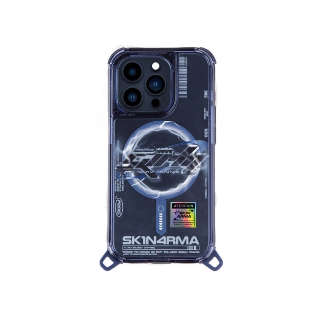 Apple iPhone 15 Pro Max Kılıf Magsafe Şarj Özellikli Yazı Desenli SkinArma Bolt Kapak Apple iPhone 15 Pro Max Kılıf Magsafe Şarj Özellikli Yazı Desenli SkinArma Bolt Kapak