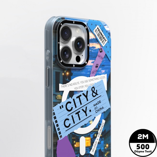 Apple iPhone 15 Pro Max Kılıf Magsafe Şarj Özellikli Youngkit A-City Serisi Kapak Apple iPhone 15 Pro Max Kılıf Magsafe Şarj Özellikli Youngkit A-City Serisi Kapak