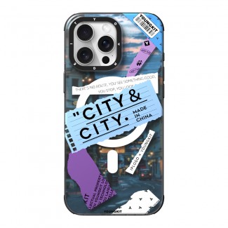Apple iPhone 15 Pro Max Kılıf M-safe Şarj Özellikli Youngkit A-City Serisi Kapak Apple iPhone 15 Pro Max Kılıf M-safe Şarj Özellikli Youngkit A-City Serisi Kapak