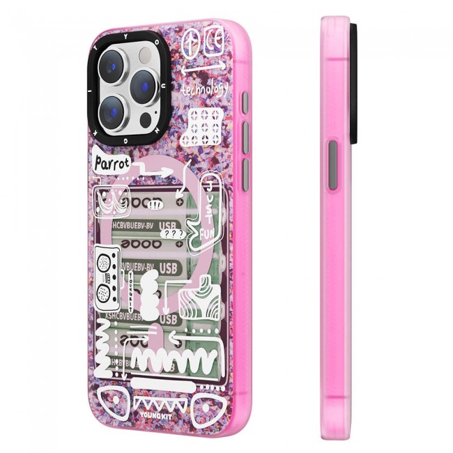 Apple iPhone 15 Pro Max Kılıf Magsafe Şarj Özellikli Youngkit Dark Matter Serisi Kapak Apple iPhone 15 Pro Max Kılıf Magsafe Şarj Özellikli Youngkit Dark Matter Serisi Kapak