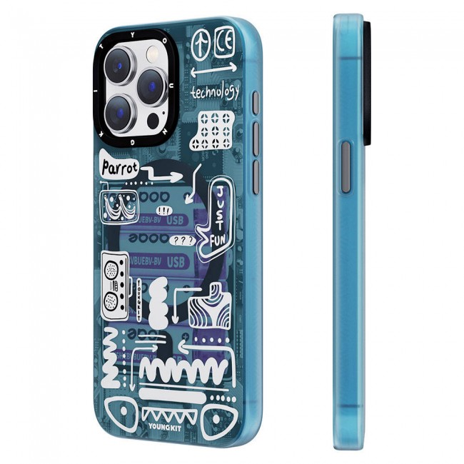Apple iPhone 15 Pro Max Kılıf Magsafe Şarj Özellikli Youngkit Dark Matter Serisi Kapak Apple iPhone 15 Pro Max Kılıf Magsafe Şarj Özellikli Youngkit Dark Matter Serisi Kapak