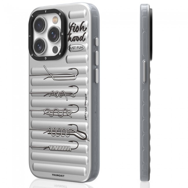 Apple iPhone 15 Pro Max Kılıf Magsafe Şarj Özellikli Youngkit Fishing Serisi Kapak Apple iPhone 15 Pro Max Kılıf Magsafe Şarj Özellikli Youngkit Fishing Serisi Kapak