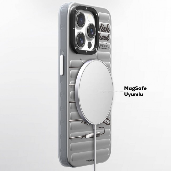 Apple iPhone 15 Pro Max Kılıf Magsafe Şarj Özellikli Youngkit Fishing Serisi Kapak Apple iPhone 15 Pro Max Kılıf Magsafe Şarj Özellikli Youngkit Fishing Serisi Kapak