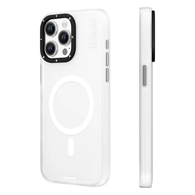 Apple iPhone 15 Pro Max Kılıf Magsafe Şarj Özellikli Youngkit Hidden Sand Serisi Kapak Apple iPhone 15 Pro Max Kılıf Magsafe Şarj Özellikli Youngkit Hidden Sand Serisi Kapak
