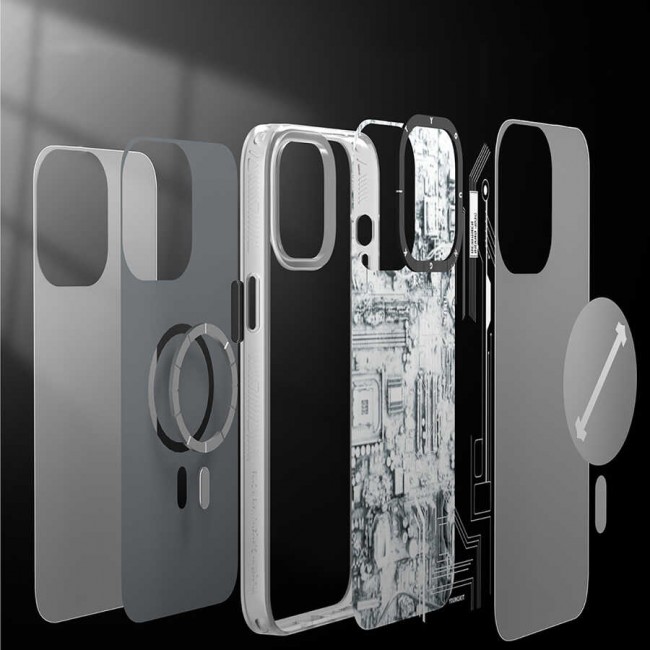 Apple iPhone 15 Pro Max Kılıf Magsafe Şarj Özellikli YoungKit Technology Serisi Kapak Apple iPhone 15 Pro Max Kılıf Magsafe Şarj Özellikli YoungKit Technology Serisi Kapak