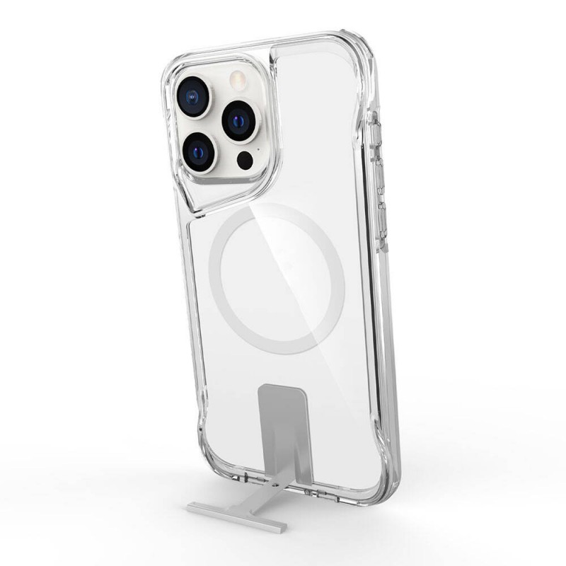 Bal-z Apple iPhone 15 Pro Max Kılıf M-safe Şarj Özellikli  T-Max Standlı Kapak