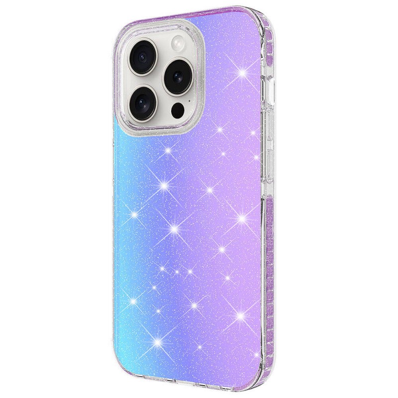 Bal-z Apple iPhone 15 Pro Max Kılıf Parlak Renk Geçişli  Velle Kapak