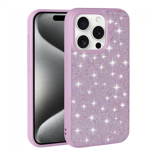 Apple iPhone 15 Pro Max Kılıf Parlak Taşlı Tasarım Zore Pırlanta Kapak Apple iPhone 15 Pro Max Kılıf Parlak Taşlı Tasarım Zore Pırlanta Kapak