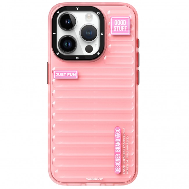 Apple iPhone 15 Pro Max Kılıf Şeffaf Renkli Tasarım YoungKit Fluorite Serisi Kapak Apple iPhone 15 Pro Max Kılıf Şeffaf Renkli Tasarım YoungKit Fluorite Serisi Kapak