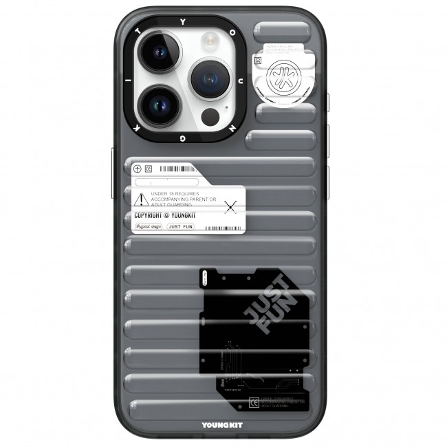 Apple iPhone 15 Pro Max Kılıf Şeffaf Renkli Tasarım YoungKit Fluorite Serisi Kapak Apple iPhone 15 Pro Max Kılıf Şeffaf Renkli Tasarım YoungKit Fluorite Serisi Kapak