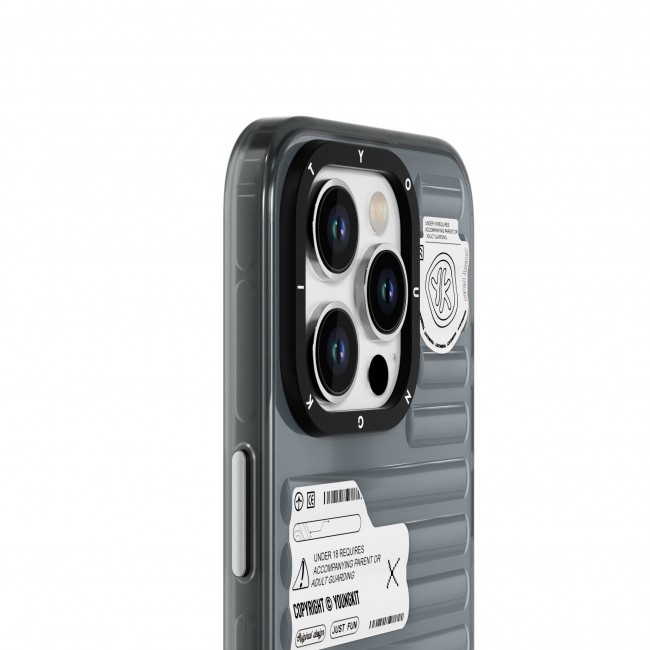 Apple iPhone 15 Pro Max Kılıf Şeffaf Renkli Tasarım YoungKit Fluorite Serisi Kapak Apple iPhone 15 Pro Max Kılıf Şeffaf Renkli Tasarım YoungKit Fluorite Serisi Kapak