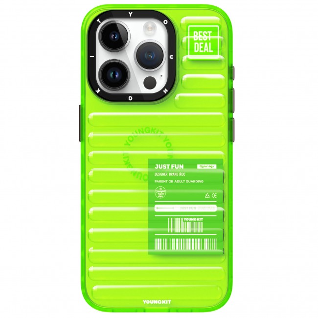 Apple iPhone 15 Pro Max Kılıf Şeffaf Renkli Tasarım YoungKit Fluorite Serisi Kapak Apple iPhone 15 Pro Max Kılıf Şeffaf Renkli Tasarım YoungKit Fluorite Serisi Kapak